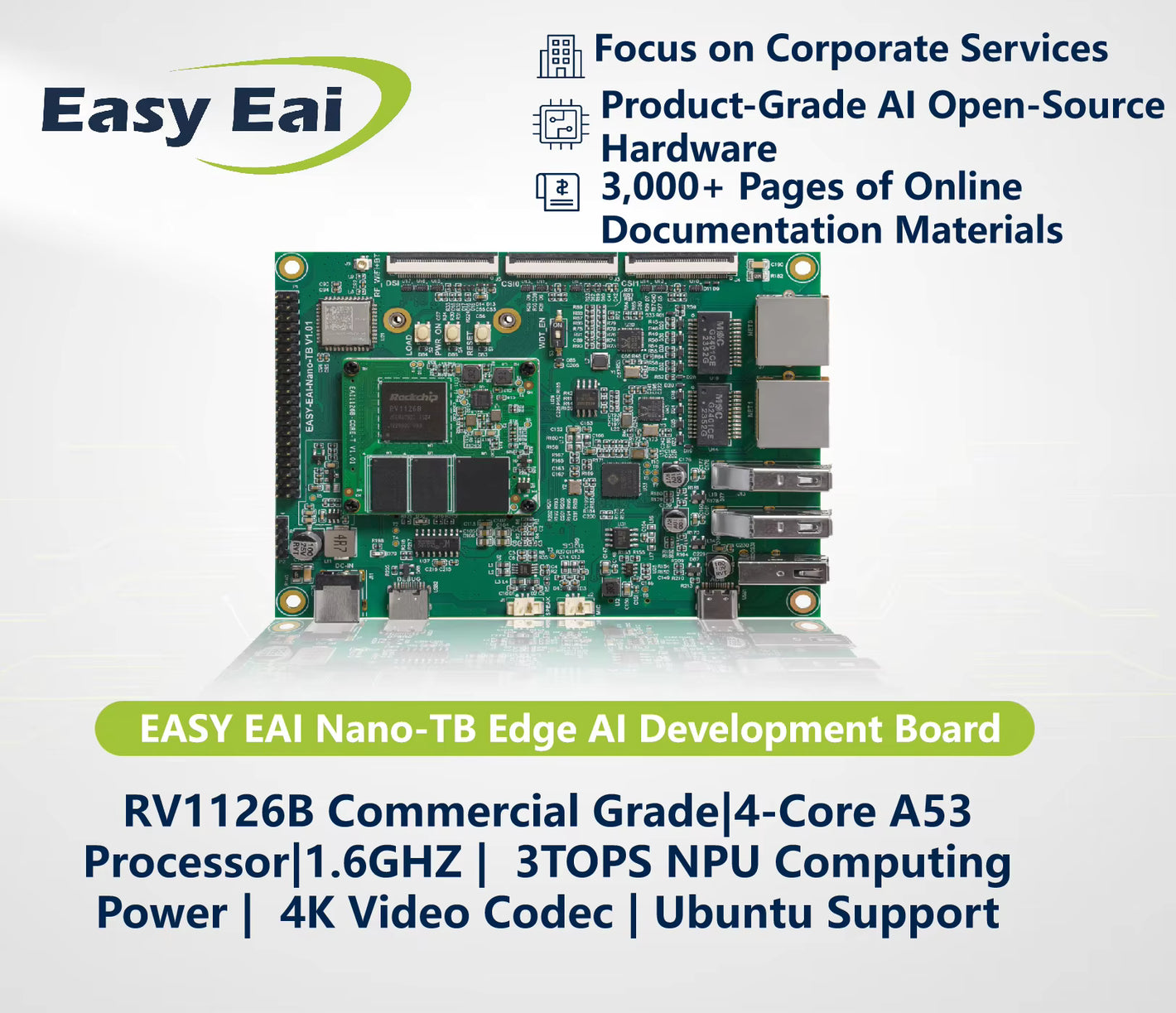 EASY EAI-Nano-TB RV1126B Development Board