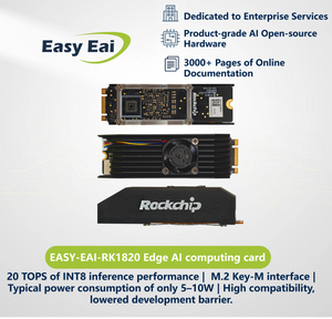 EASY EAI  Rockchip  RK1820 RK1828 Computing power card