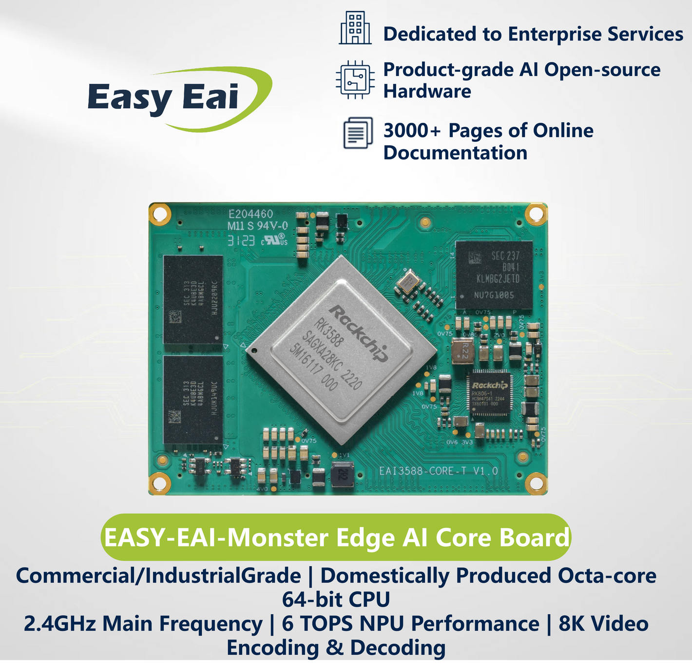 EASY EAI-Monster RK3588 Core Board
