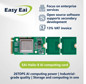 EASY EAI Hailo-8 AI module 26 TOPS  Computing power card